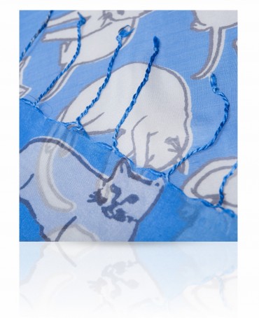 Палантин Женский S-CATS/BLUE